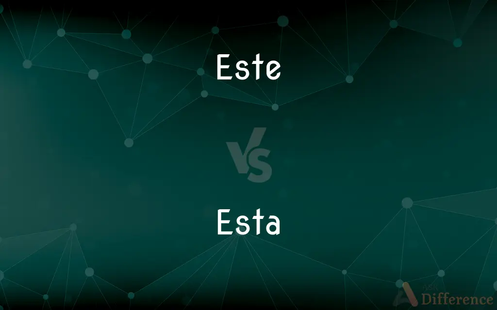 Este vs. Esta — What's the Difference?