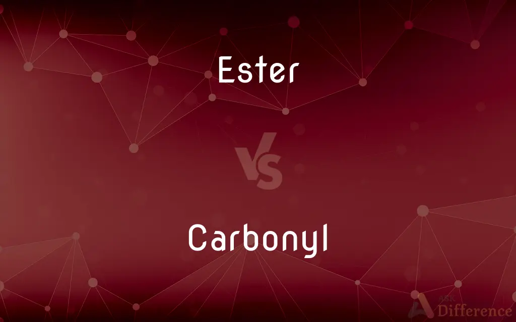 Ester vs. Carbonyl — What's the Difference?