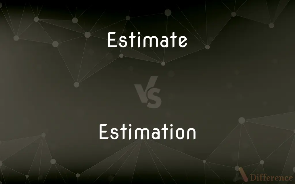 Estimate vs. Estimation — What's the Difference?
