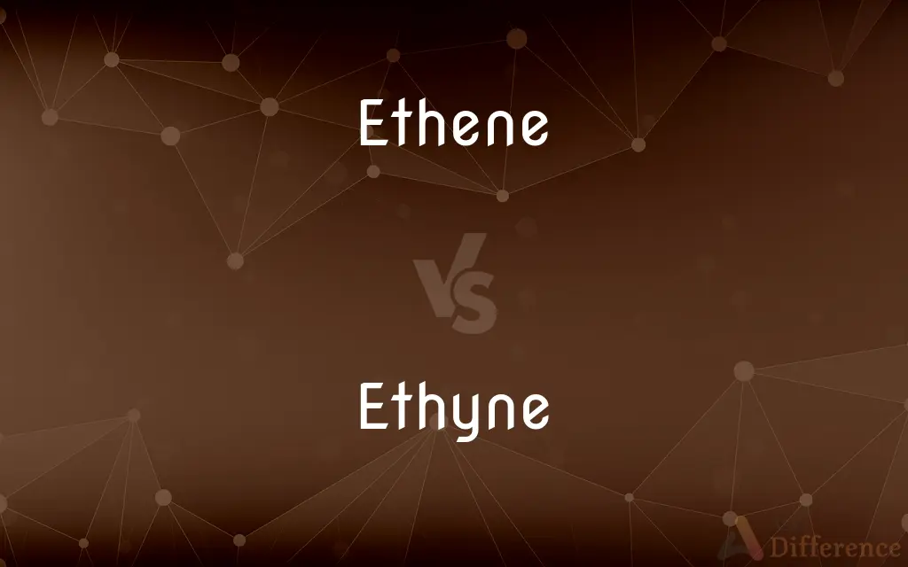 Ethene vs. Ethyne — What's the Difference?