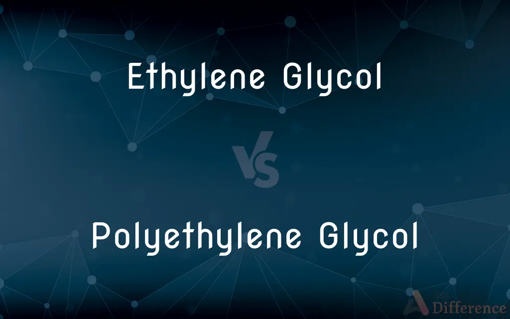 Ethylene Glycol vs. Polyethylene Glycol — What's the Difference?