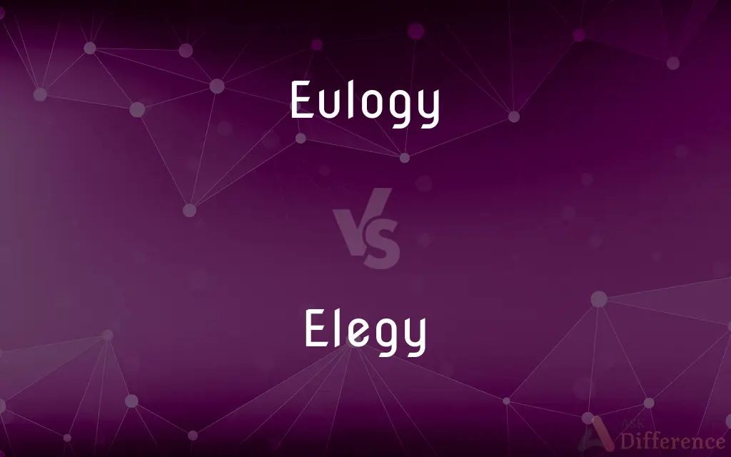 Eulogy vs. Elegy — What's the Difference?