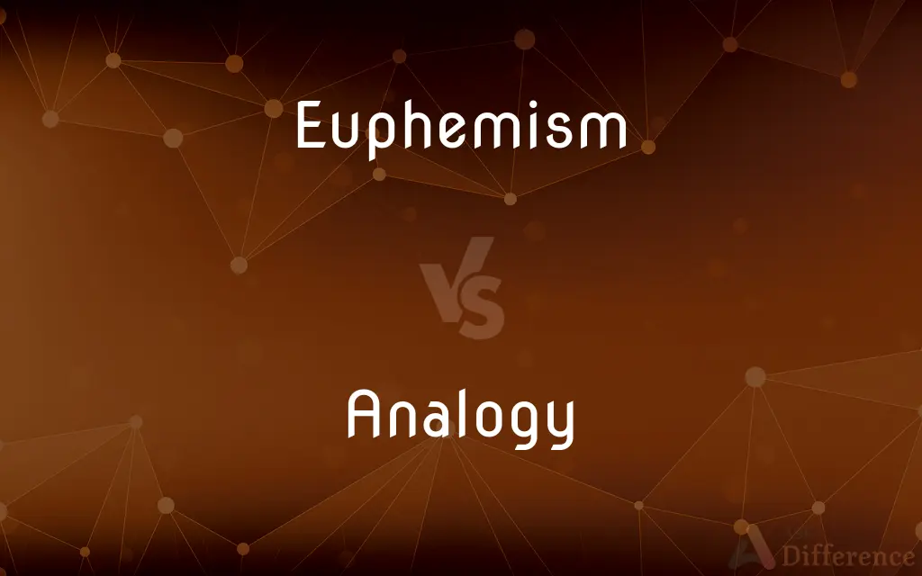 Euphemism vs. Analogy — What's the Difference?