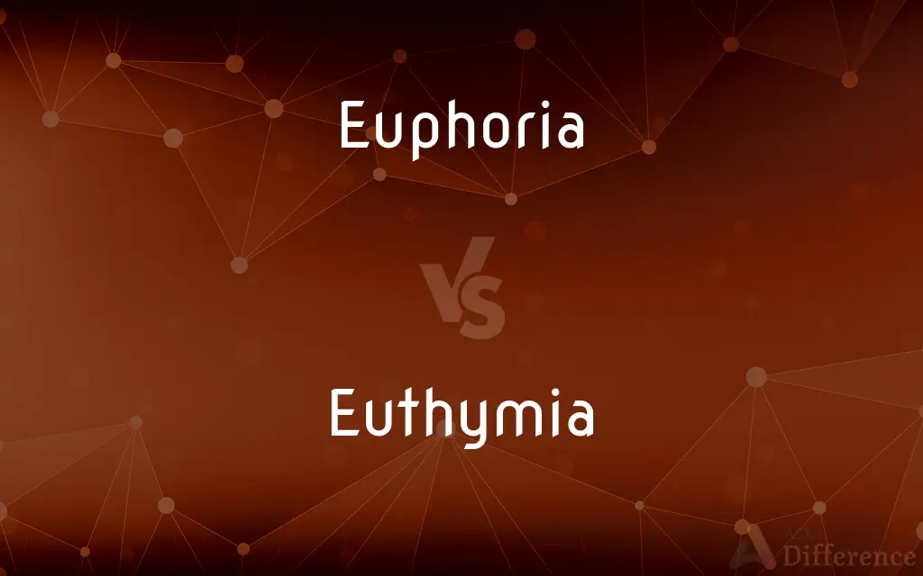Euphoria vs. Euthymia — What's the Difference?
