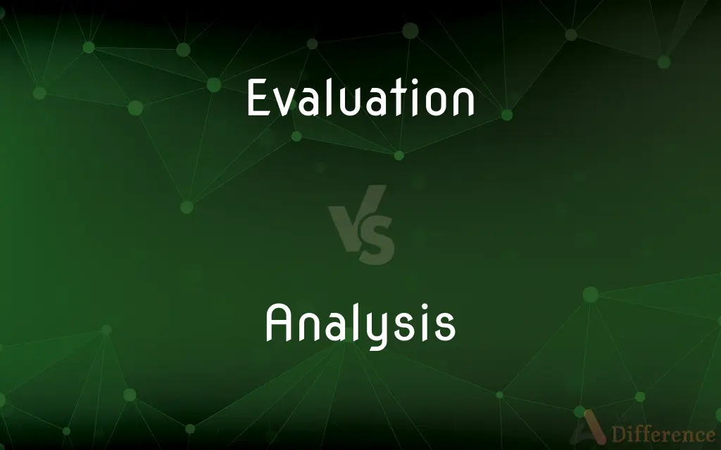 Evaluation vs. Analysis — What's the Difference?
