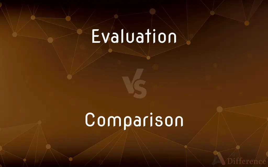 Evaluation vs. Comparison — What's the Difference?