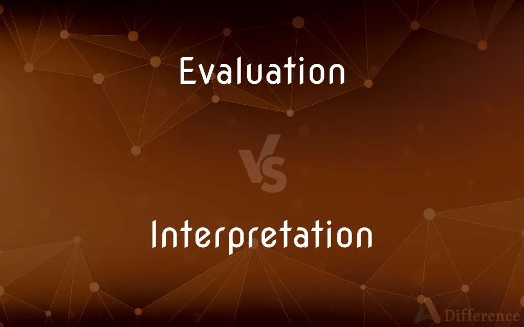 Evaluation vs. Interpretation — What's the Difference?