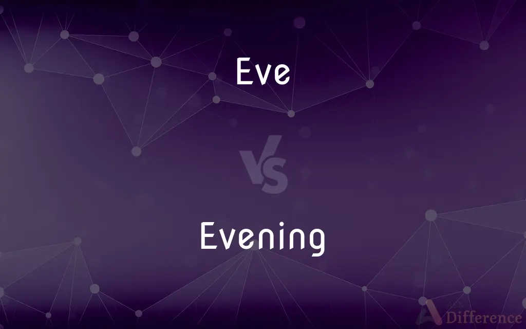 Eve vs. Evening — What's the Difference?