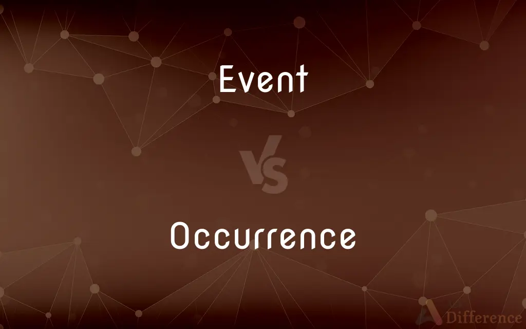 Event vs. Occurrence — What's the Difference?