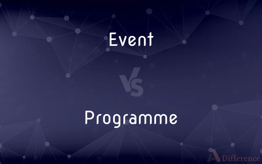 Event vs. Programme — What's the Difference?