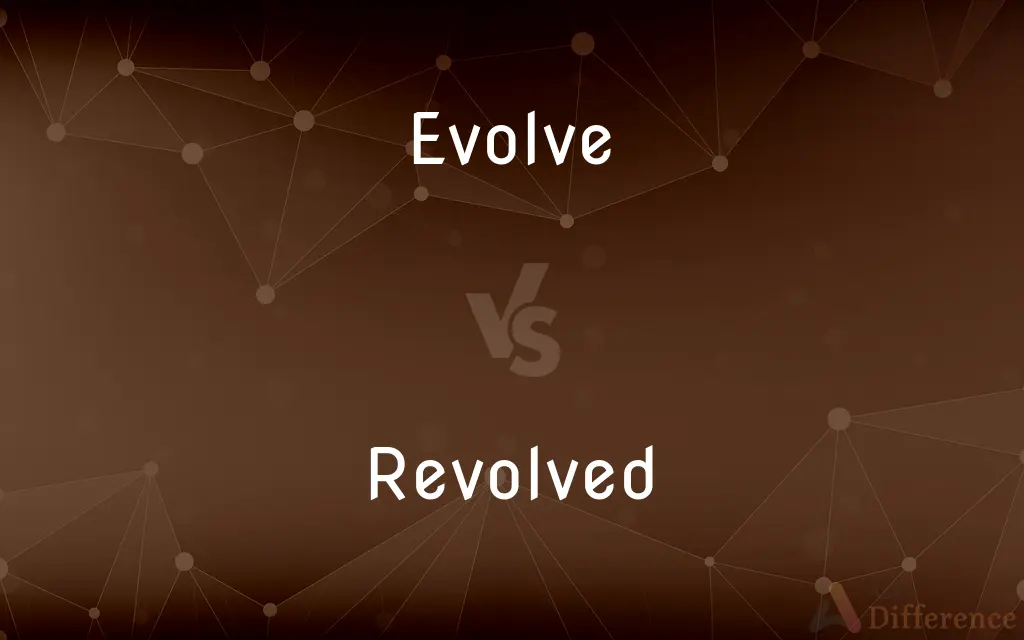 Evolve vs. Revolved — What's the Difference?