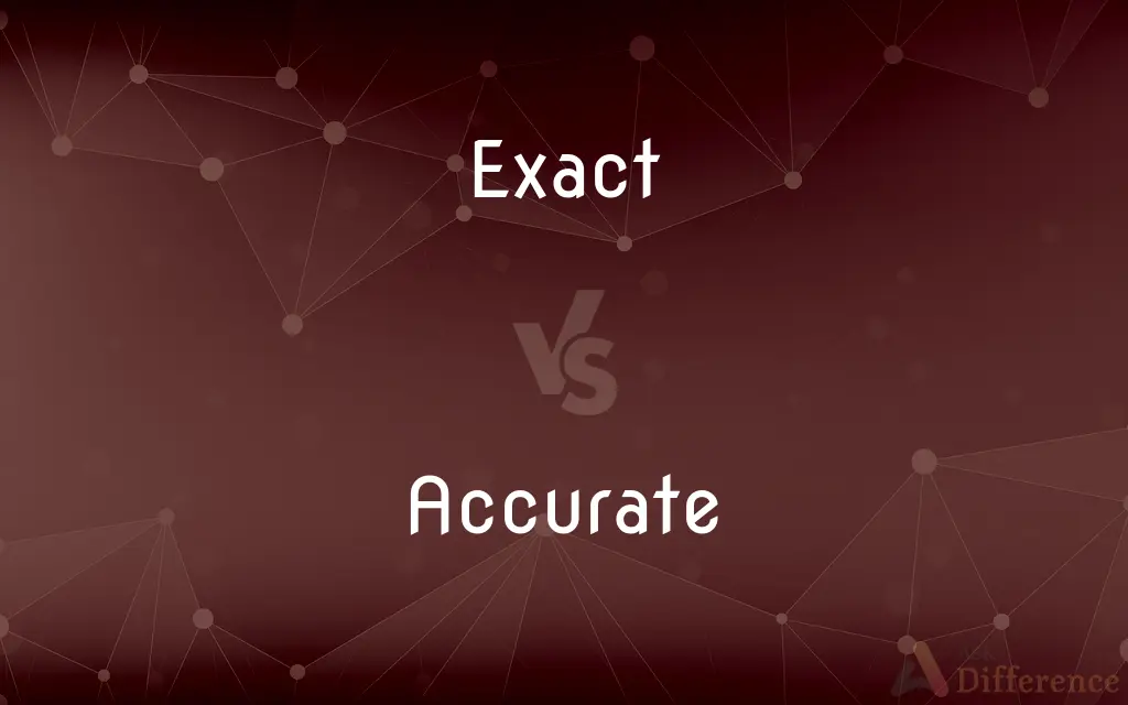 Exact vs. Accurate — What's the Difference?