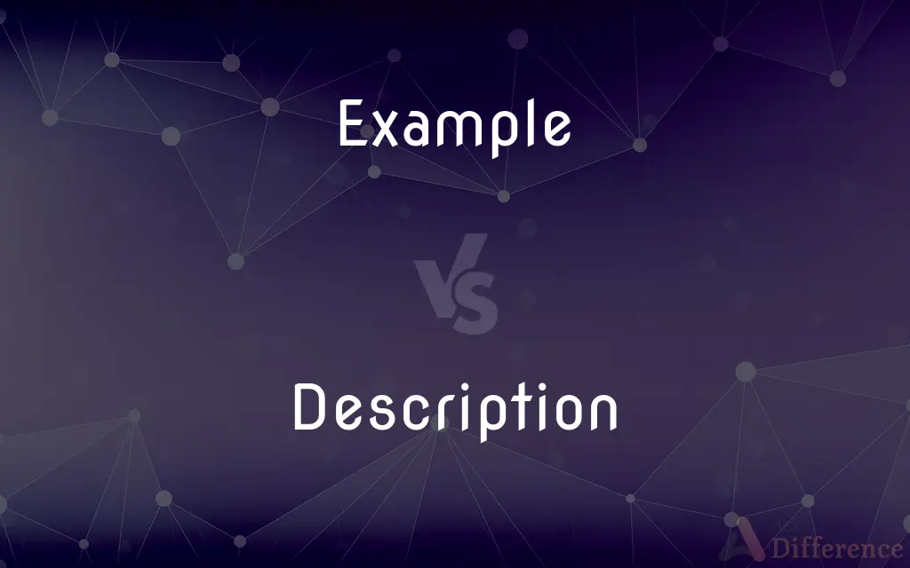 Example vs. Description — What's the Difference?