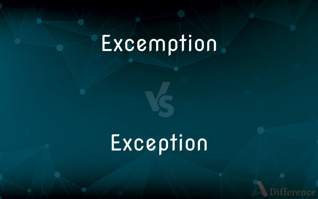 Excemption vs. Exception — Which is Correct Spelling?