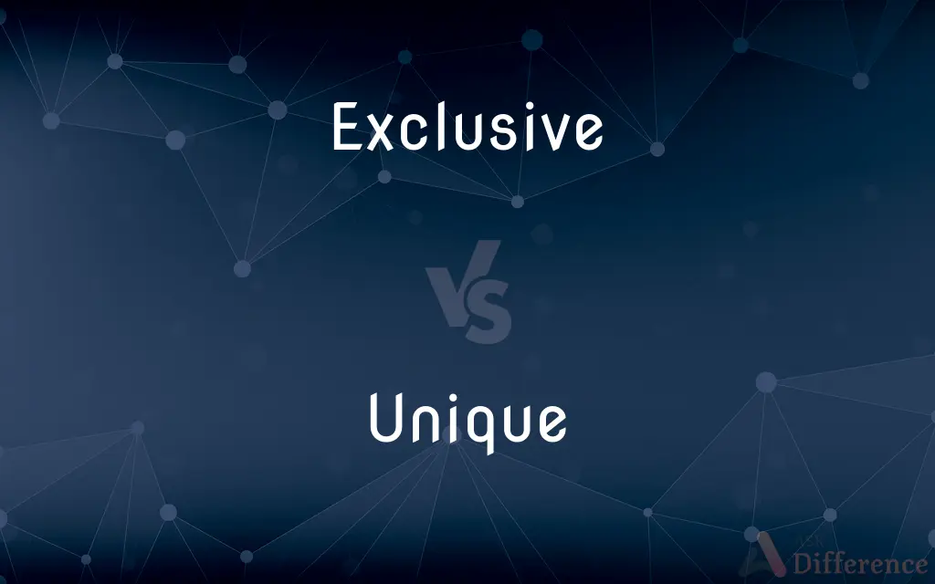 Exclusive vs. Unique — What's the Difference?