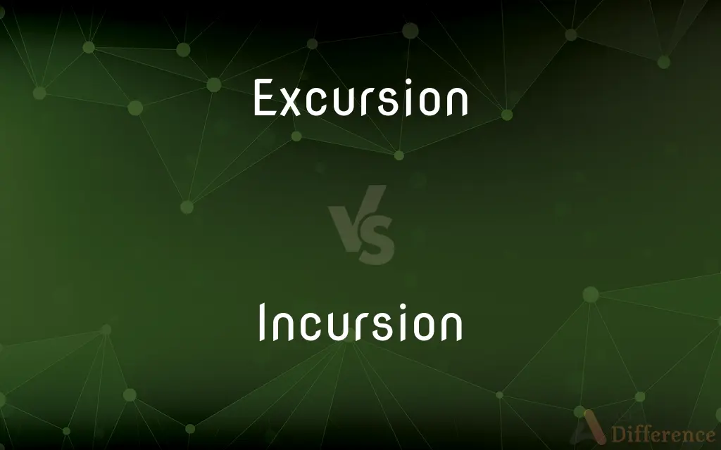 excursion vs incursion
