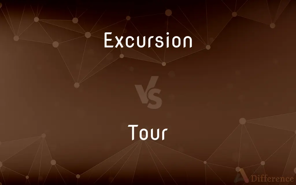 difference tour and excursion