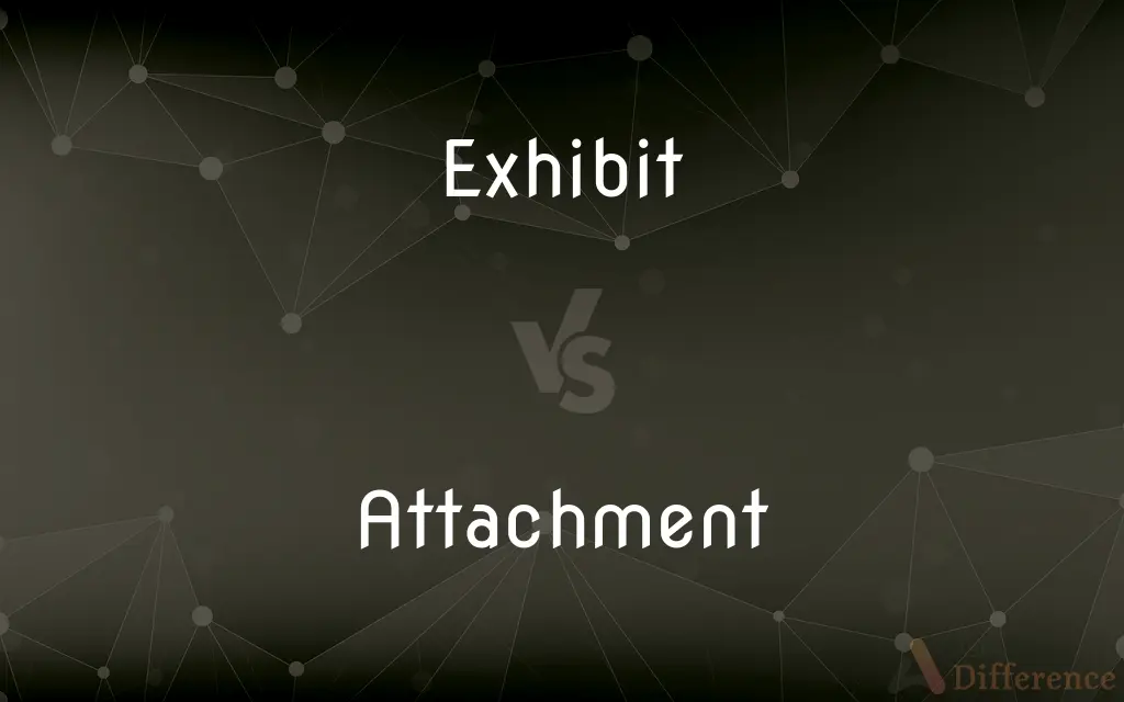 Exhibit vs. Attachment — What's the Difference?