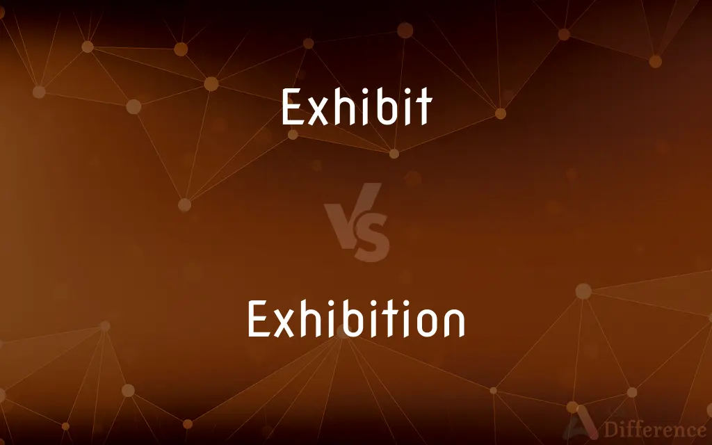 Exhibit vs. Exhibition — What's the Difference?