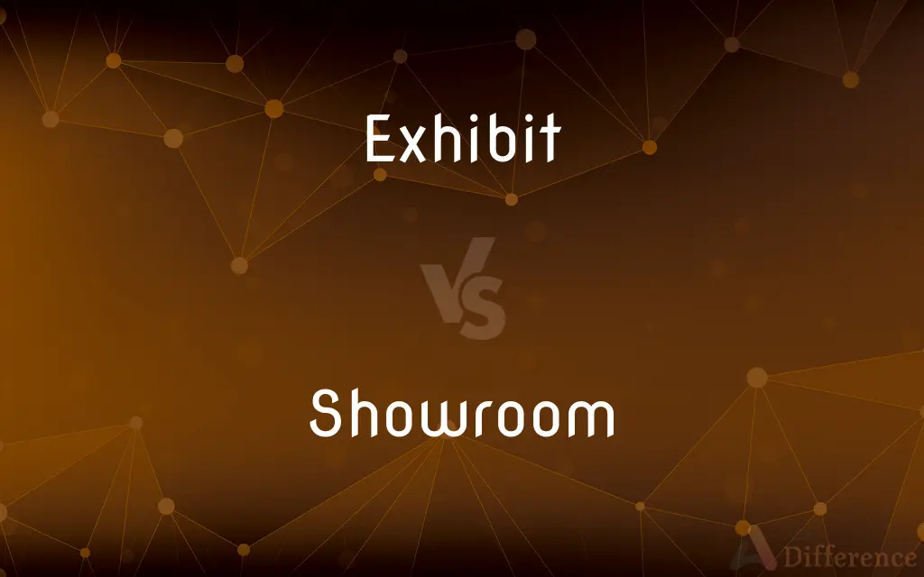 Exhibit vs. Showroom — What's the Difference?