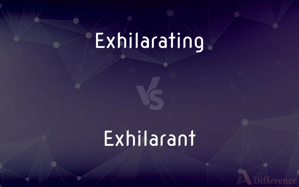 Exhilarating vs. Exhilarant — What's the Difference?