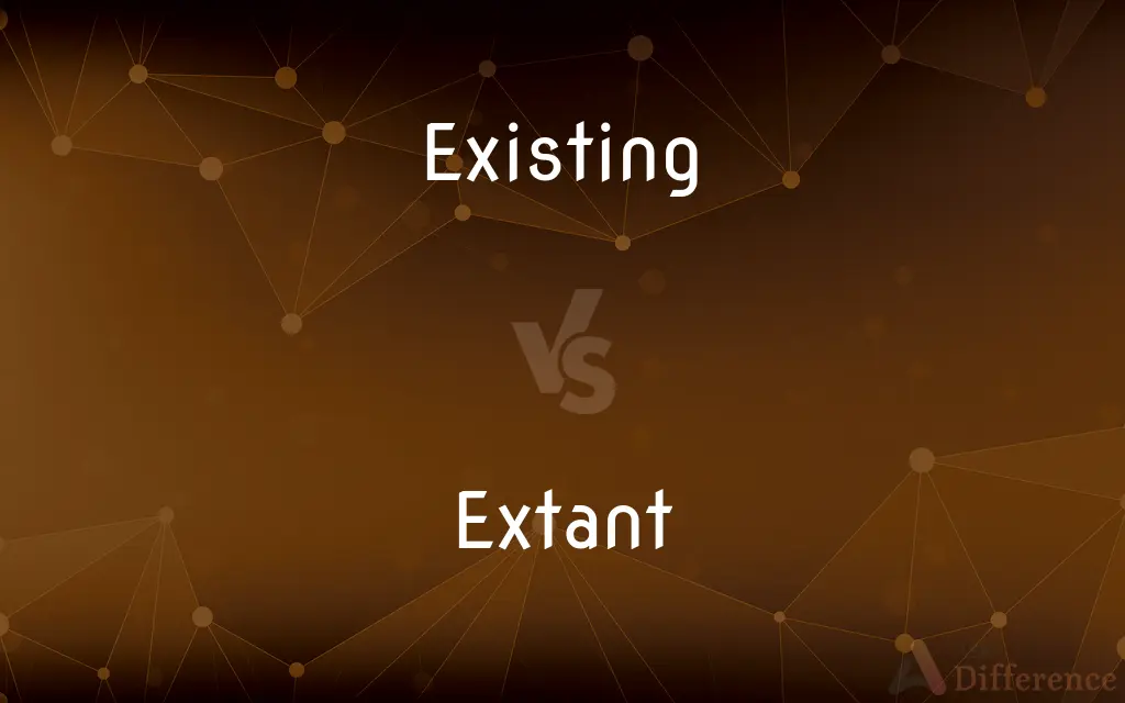 Existing vs. Extant — What's the Difference?