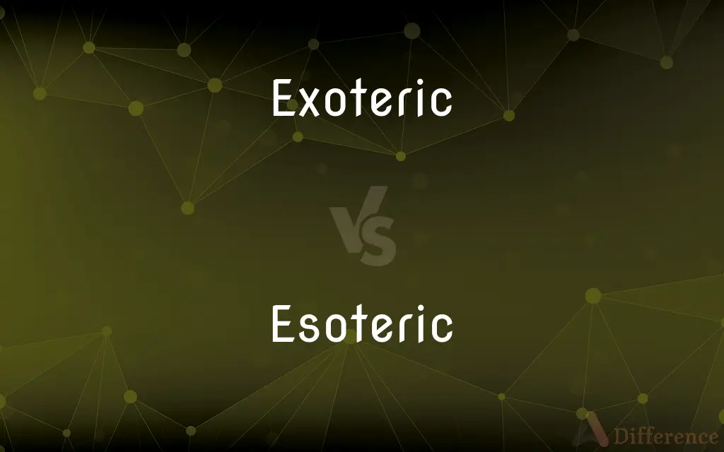 Exoteric vs. Esoteric — What's the Difference?