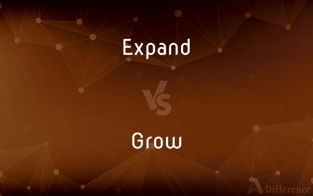 Expand vs. Grow — What's the Difference?