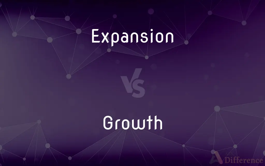 Expansion vs. Growth — What's the Difference?