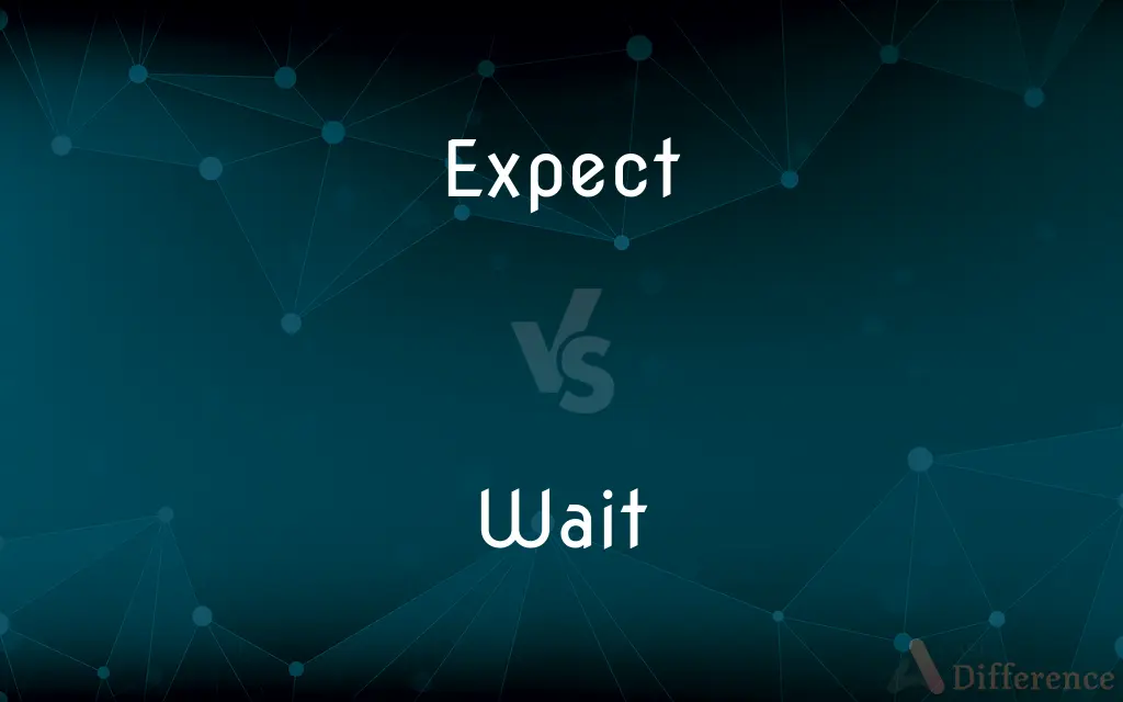 Expect vs. Wait — What's the Difference?
