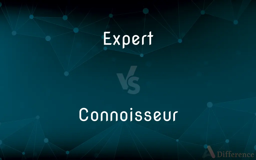 Expert vs. Connoisseur — What's the Difference?