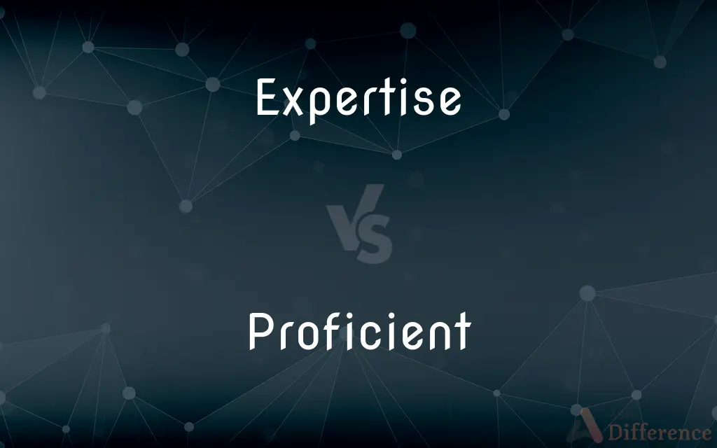Expertise vs. Proficient — What's the Difference?
