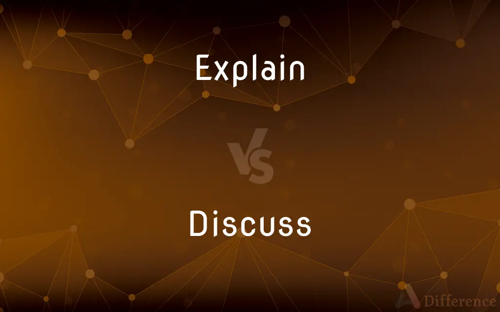 Explain vs. Discuss — What's the Difference?