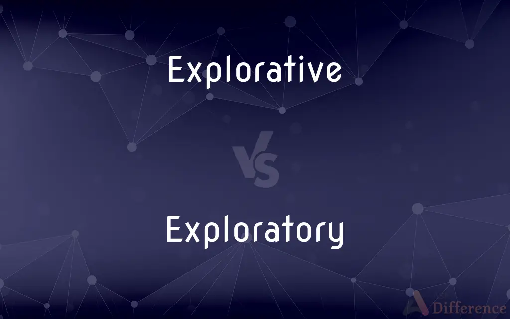 Explorative vs. Exploratory — What's the Difference?