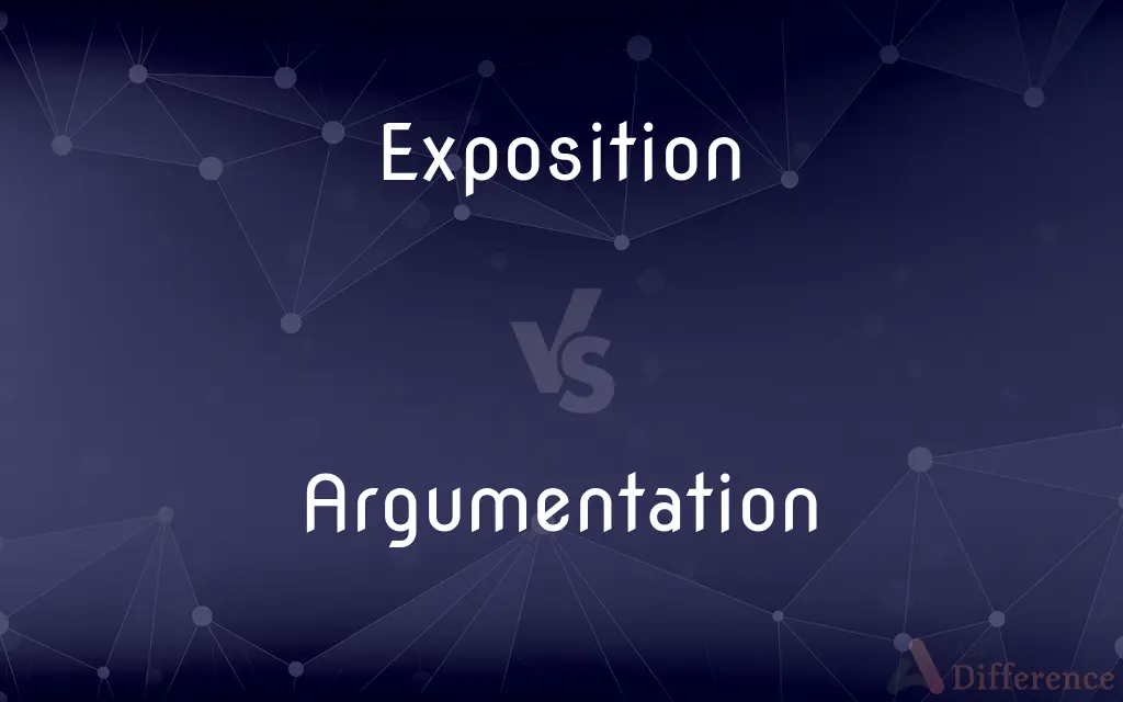 Exposition vs. Argumentation — What's the Difference?