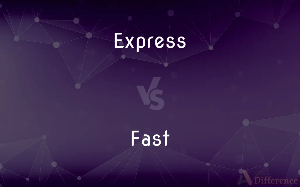 Express vs. Fast — What's the Difference?