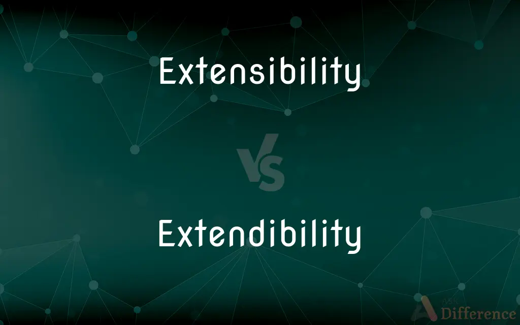 Extensibility vs. Extendibility — What's the Difference?