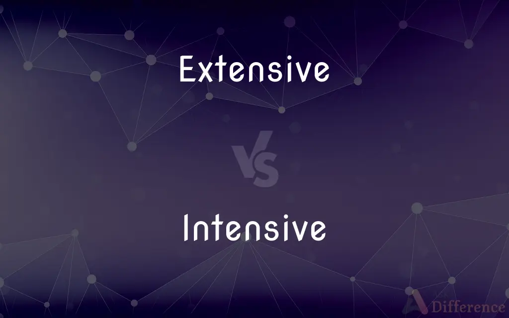 Extensive vs. Intensive — What's the Difference?