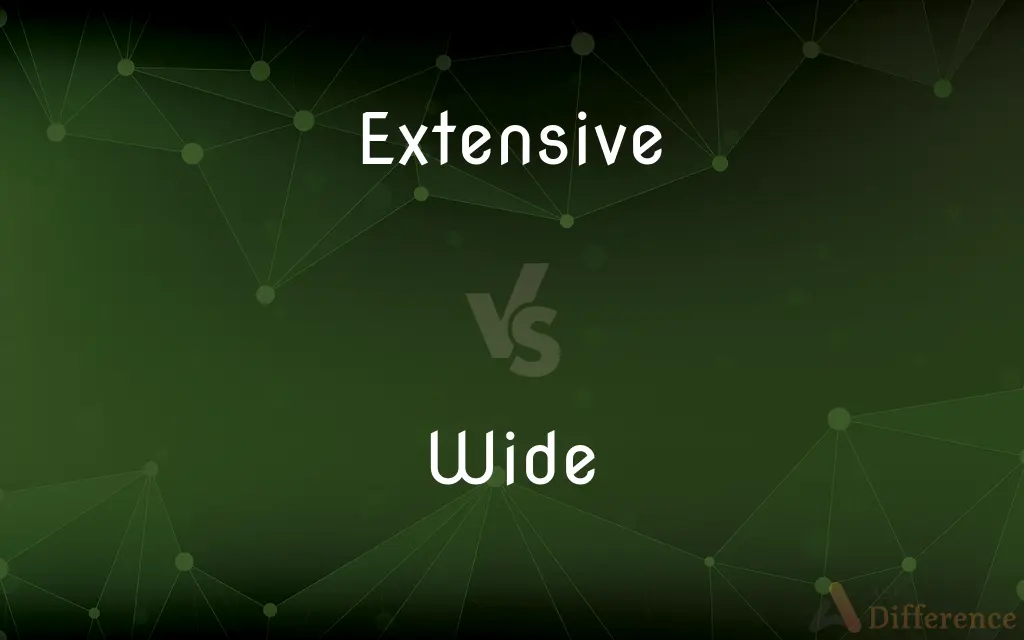 Extensive vs. Wide — What's the Difference?