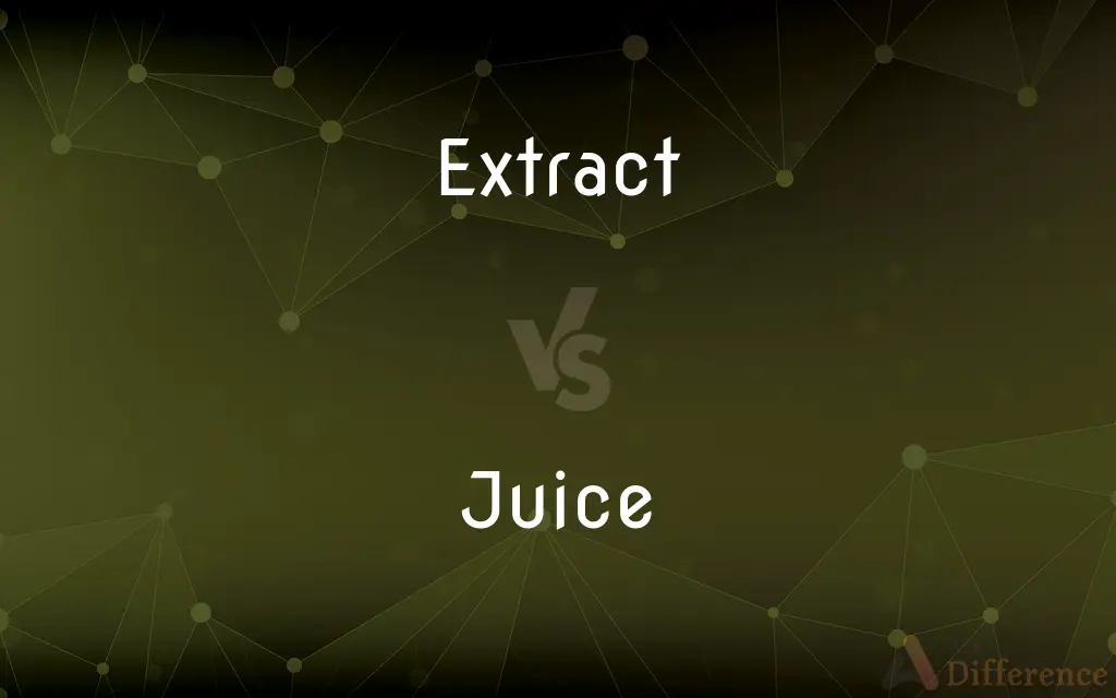 Extract vs. Juice — What's the Difference?