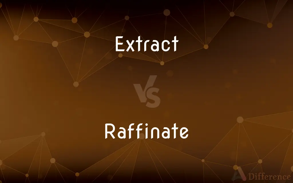 Extract vs. Raffinate — What's the Difference?