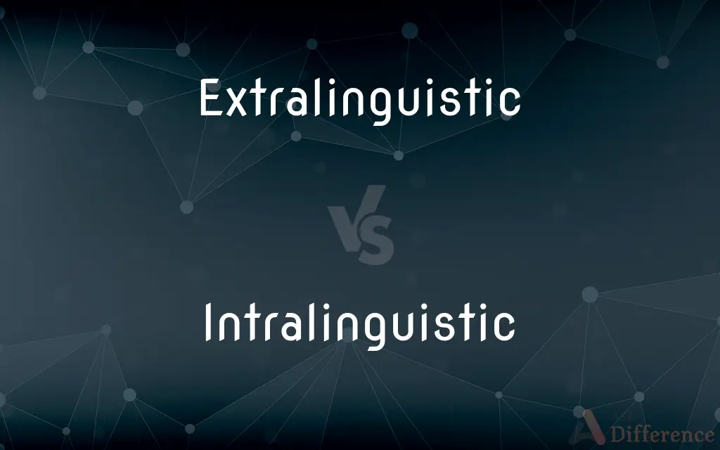 Extralinguistic vs. Intralinguistic — What's the Difference?