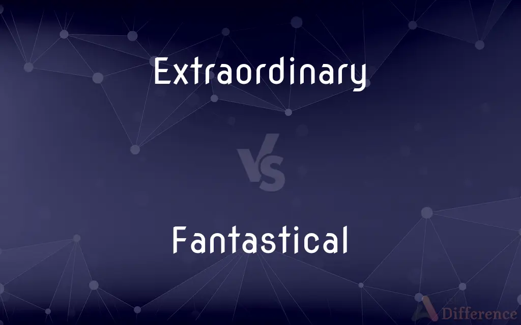 Extraordinary vs. Fantastical — What's the Difference?