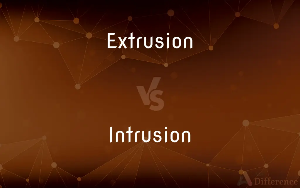 Extrusion vs. Intrusion — What's the Difference?