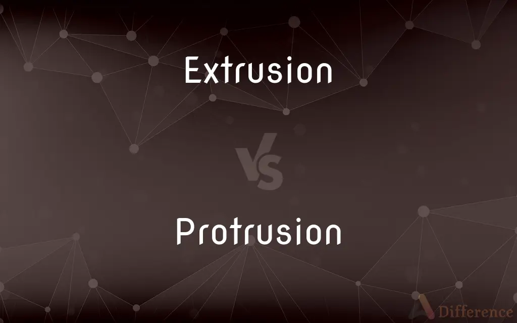 Extrusion vs. Protrusion — What's the Difference?