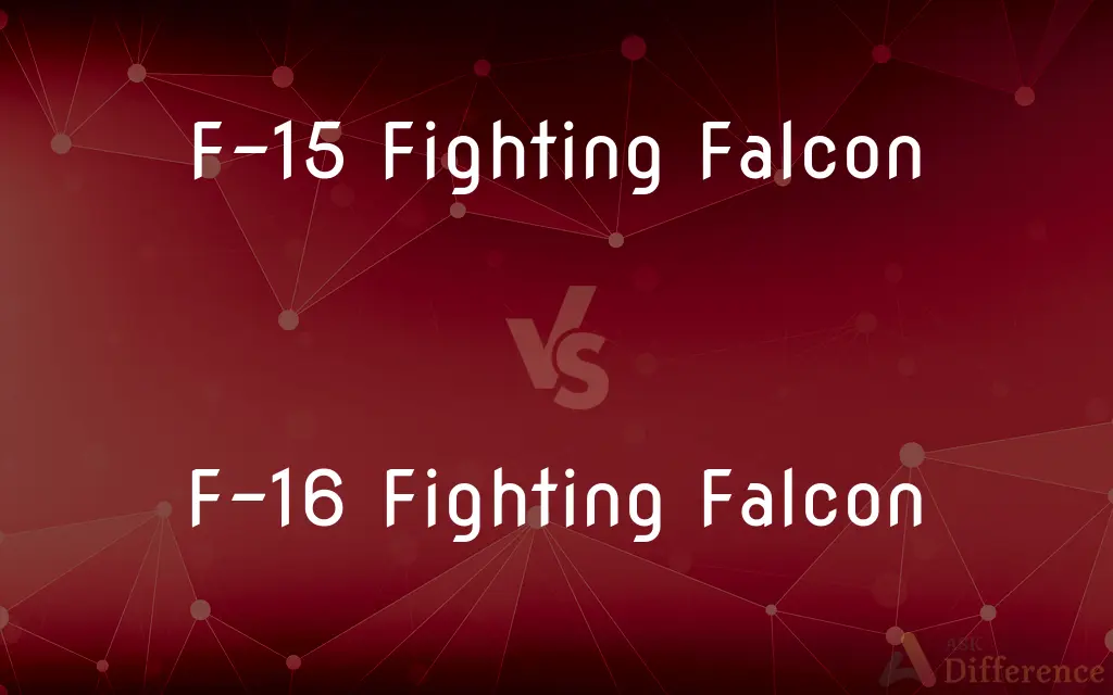 F-15 Fighting Falcon vs. F-16 Fighting Falcon — What's the Difference?