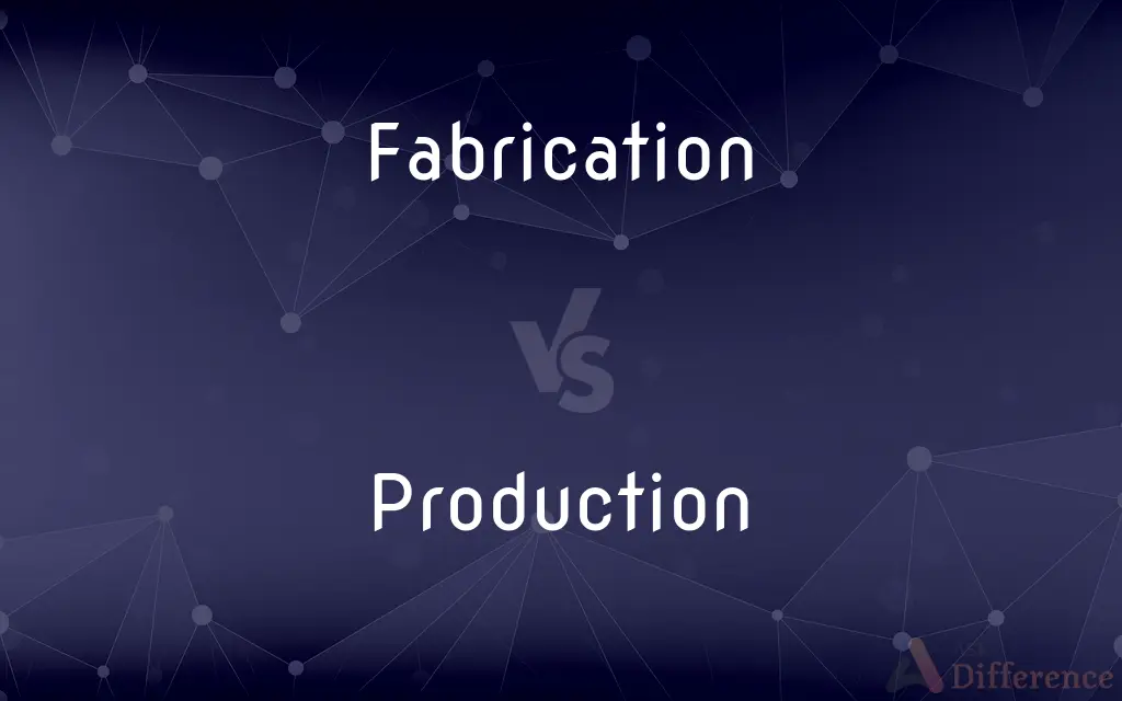 Fabrication vs. Production — What's the Difference?