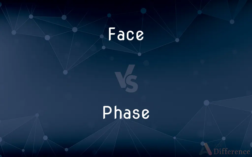 Face vs. Phase — What's the Difference?