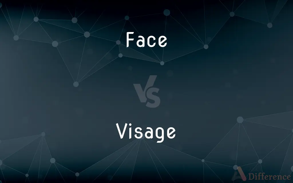 Face vs. Visage — What's the Difference?
