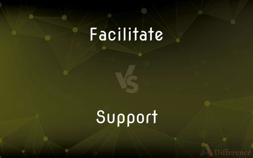 Facilitate vs. Support — What's the Difference?
